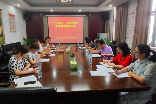 南昌城投集團(tuán)公司“不忘初心、牢記使命” 主題教育調(diào)研督導(dǎo)全面展開